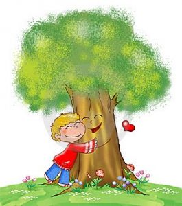 abbraccia un albero