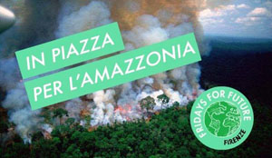 in poiazza per l'amazzonia