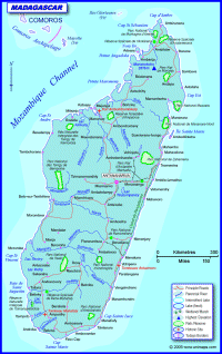 mappa madagascar